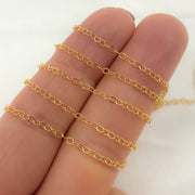 14K Gold Filled Circle Link Chain